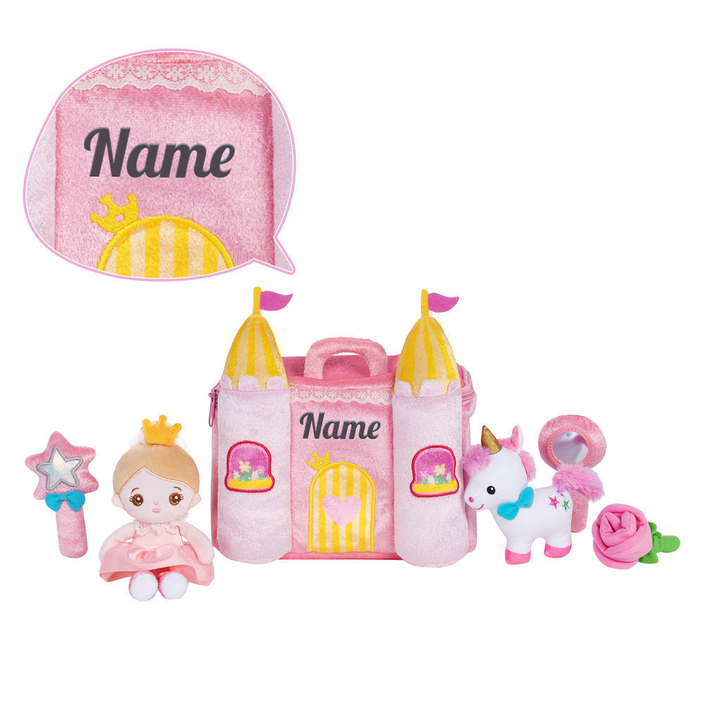 Personalized Plush Playset Sound Toy + 15 Inch Doll Gift Set