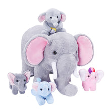 Load image into Gallery viewer, Plush Stuffed Animal Mommy with 4 Babies - 8 Themes