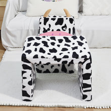 Load image into Gallery viewer, 2 In 1 Cute Dairy Cow Pattern Children Sofa Couch and Desk