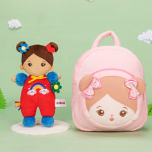 Load image into Gallery viewer, Personalized 10 Inch Plush Doll + Optional 15 Inch Doll or Backpack