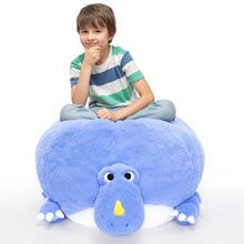 Load image into Gallery viewer, Long Plush Dinosaur Children&#39;s Toy Storage Bean Bag Chair Cover