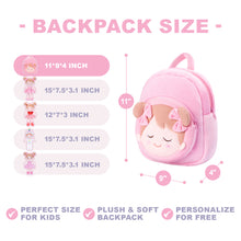 Load image into Gallery viewer, Personalized Iris Christmas Girl Doll and Backpack