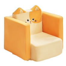 Load image into Gallery viewer, 2 in 1 Cute Cat Children Sofa Couch and Desk