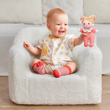 Load image into Gallery viewer, Cream White Cashmere Sofa Chair for Children