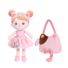 Load image into Gallery viewer, Personalized Doll with Plush Makeup Purse Shoulder Bag