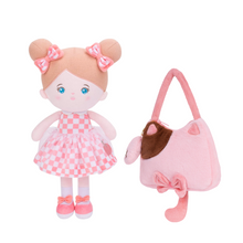 Load image into Gallery viewer, Personalized Doll with Plush Makeup Purse Shoulder Bag