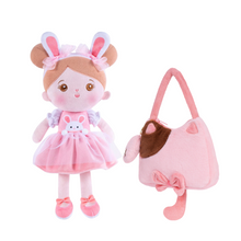 Load image into Gallery viewer, Personalized Doll with Plush Makeup Purse Shoulder Bag