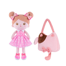 Load image into Gallery viewer, Personalized Doll with Plush Makeup Purse Shoulder Bag