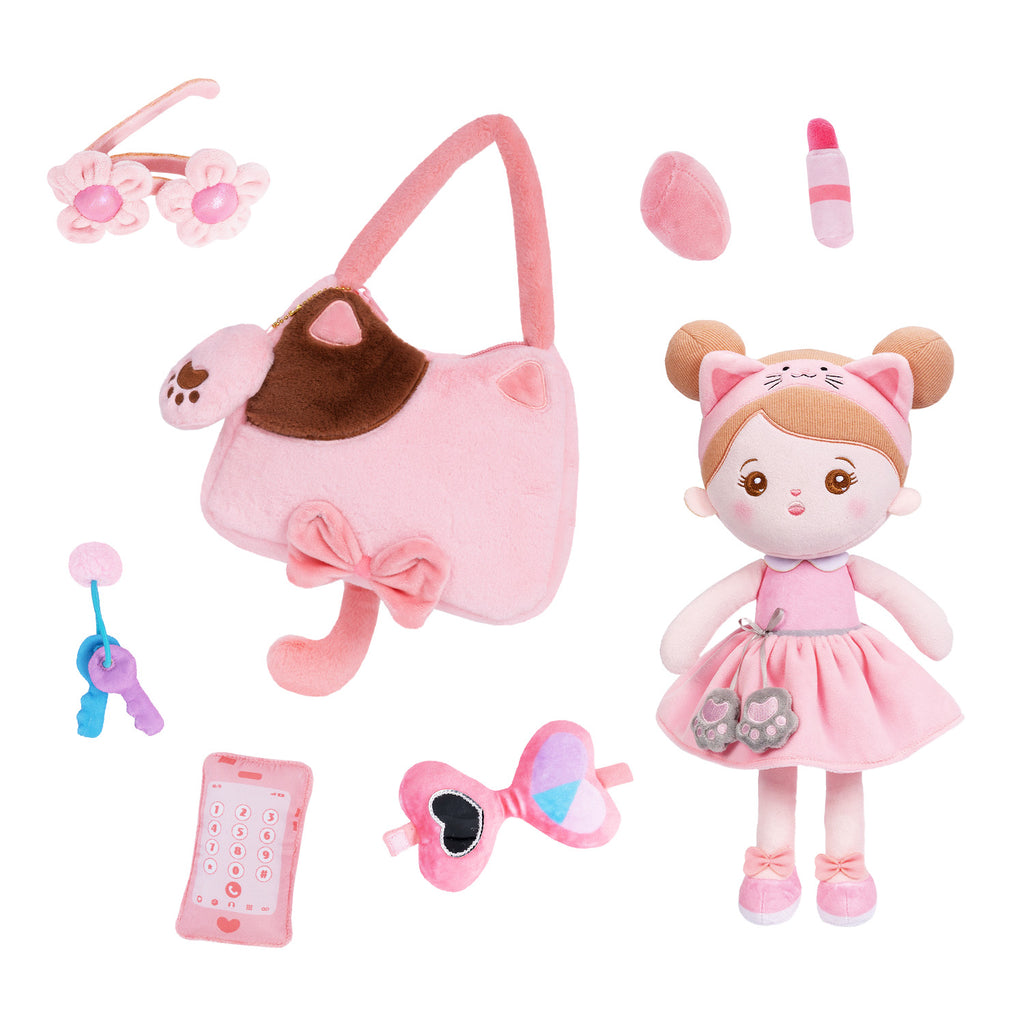 Personalized Plush Playset Sound Toy + 15 Inch Doll Gift Set