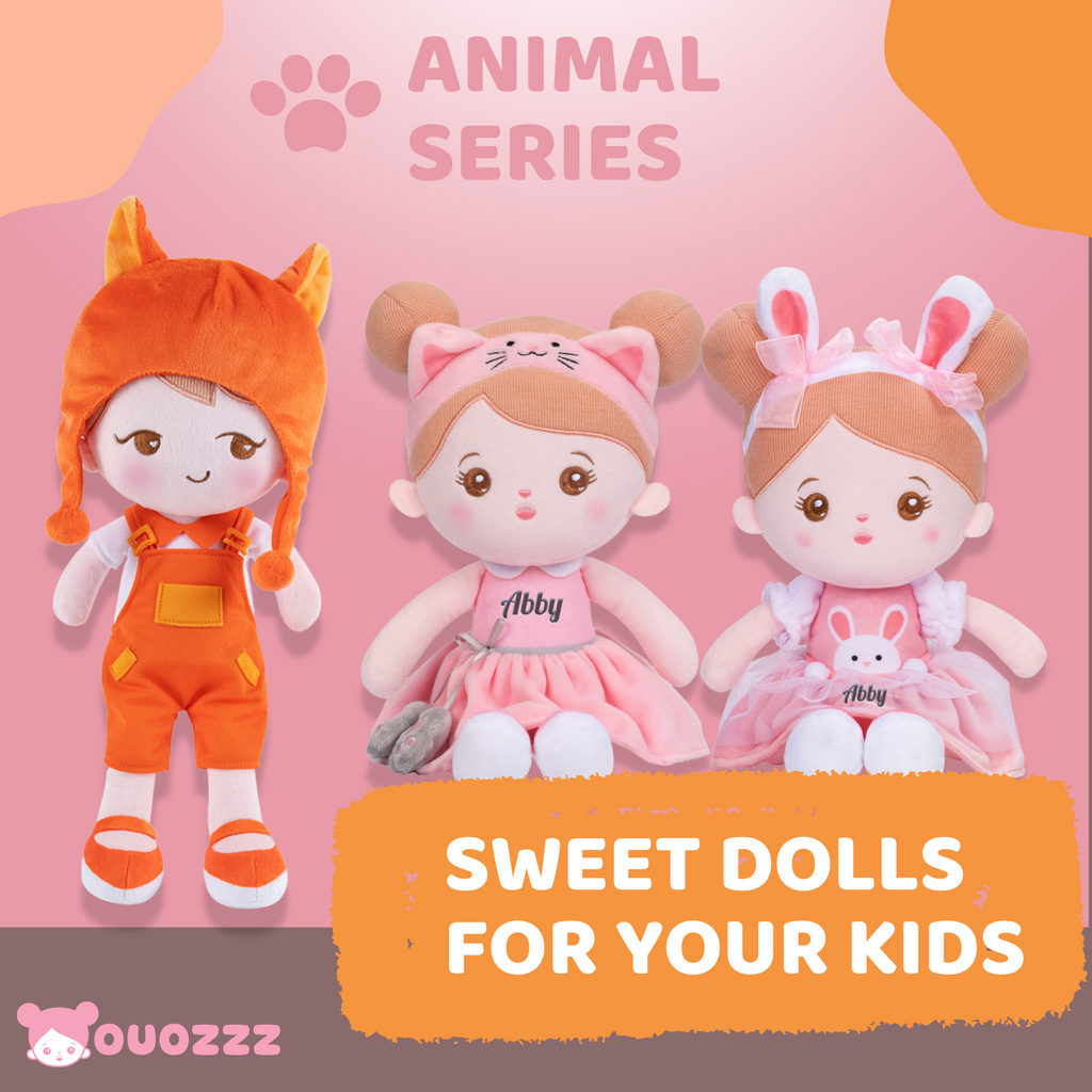 Animal Series - Personalized Doll and Backpack Bundle