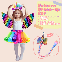 Load image into Gallery viewer, Rapunzelcorn Rainbow Hair Unicorn Mommy Stuffed Animal with 4 Babies Unicorn Inside