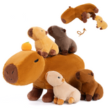 Capybara Stuffed Animal with 4 Babies Capybara Inside