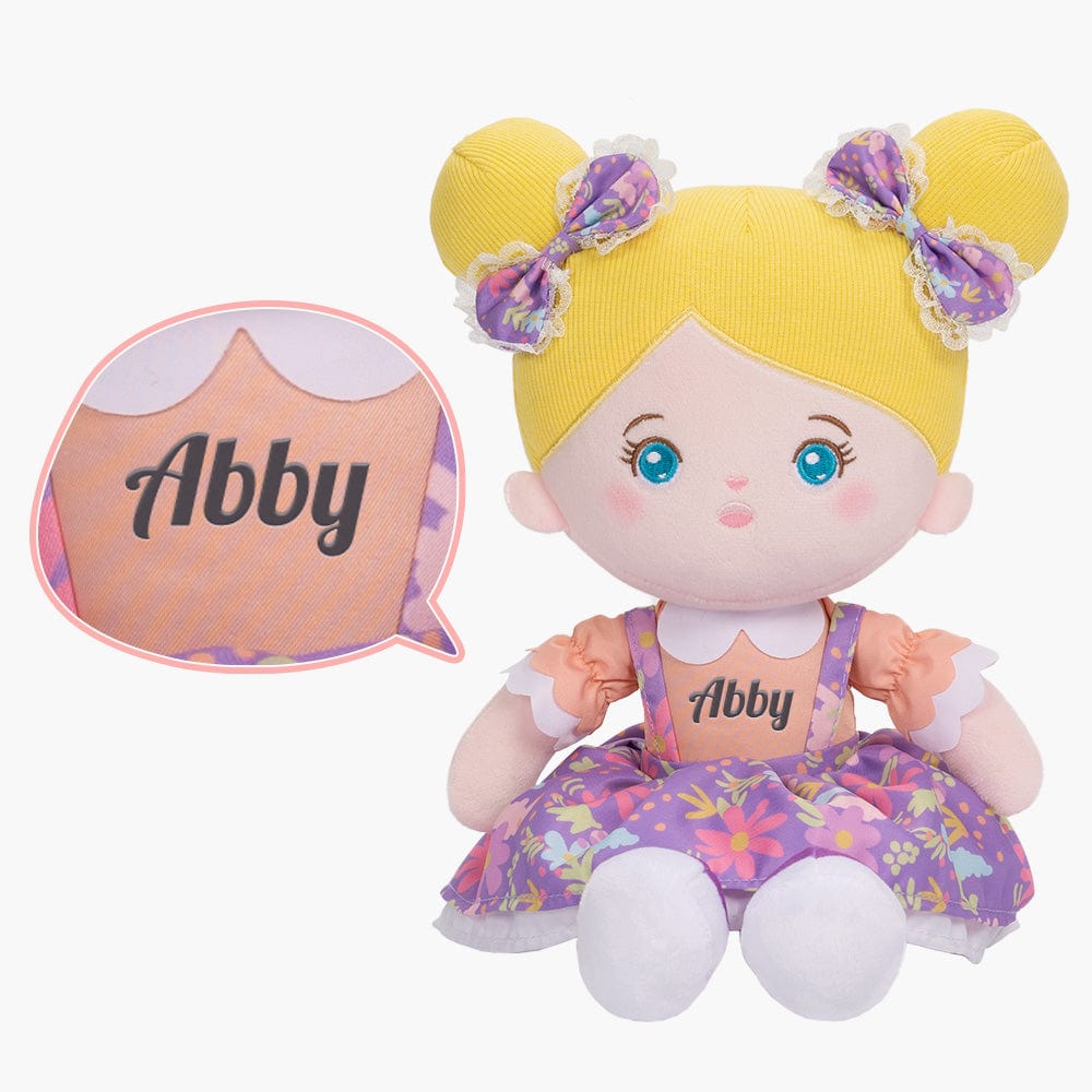 Personalized Blue Eyes Plush Doll