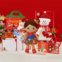 Load image into Gallery viewer, Personalized Christmas Doll and Stocking Gift Set