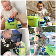 Load image into Gallery viewer, Personalized Baby&#39;s First Truck Car Sensory Toy Set