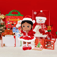 Load image into Gallery viewer, Personalized Christmas Doll and Stocking Gift Set