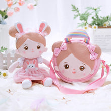 Load image into Gallery viewer, OUOZZZ Personalized Rabbit Girl and Shoulder Bag Gift Set Abby Bunny + Backpack