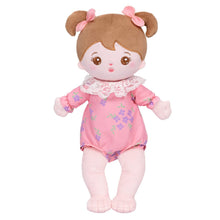 Load image into Gallery viewer, OUOZZZ Personalized Pink Sitting Position Plush Lite Baby Girl Doll