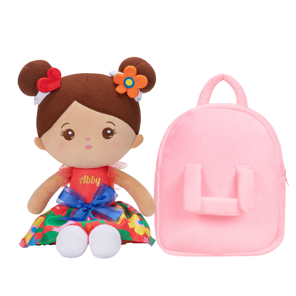 Personalized Baby Girl Doll and Matching Backpack